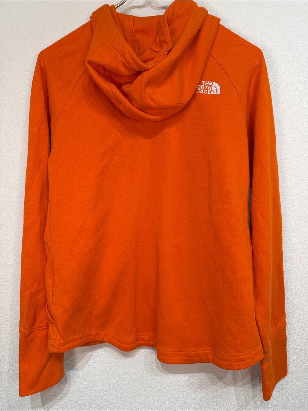 The North Face orange hoodie size Large - Picture 3 of 8